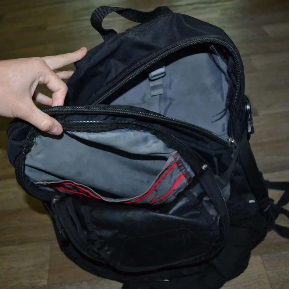 The North Face Hot Shot Black Backpack